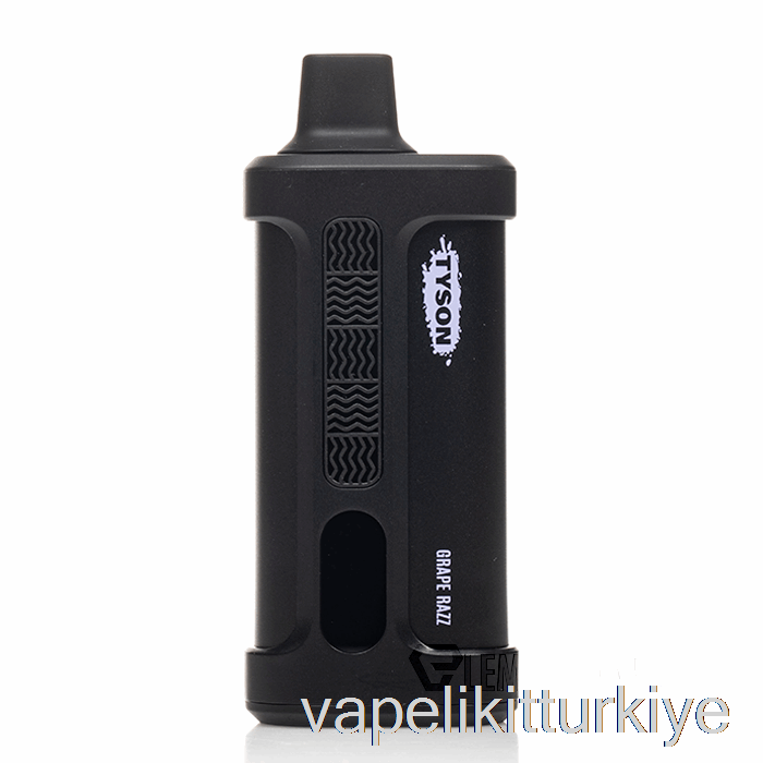 Vape Likit Tyson 2.0 Iron Mike 15000 Tek Kullanımlık üzüm Razz